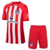 Original Trikotsatz Atlético Madrid Heimtrikot 2023-24 Für Kinder